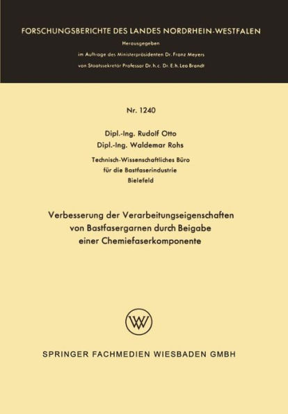 Verbesserung der Verarbeitungseigenschaften von Bastfasergarnen durch Beigabe einer Chemiefaserkomponente