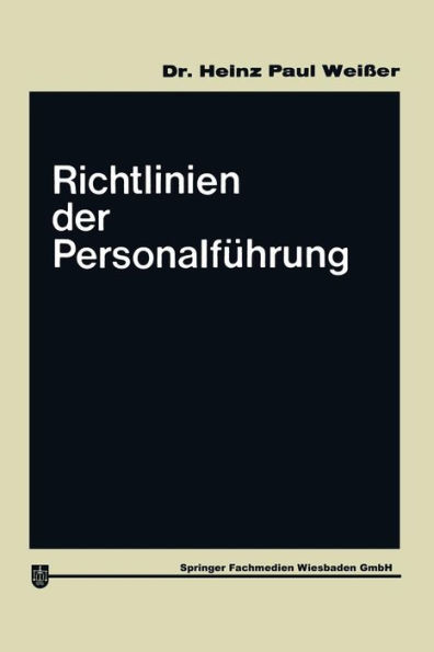 Richtlinien der Personalführung