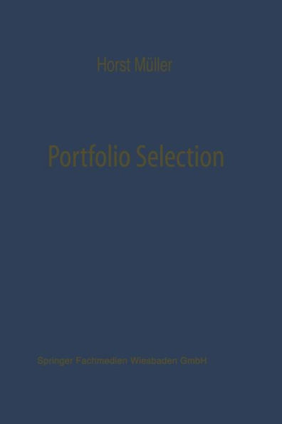 Portfolio Selection als Entscheidungsmodell deutscher Investmentgesellschaften