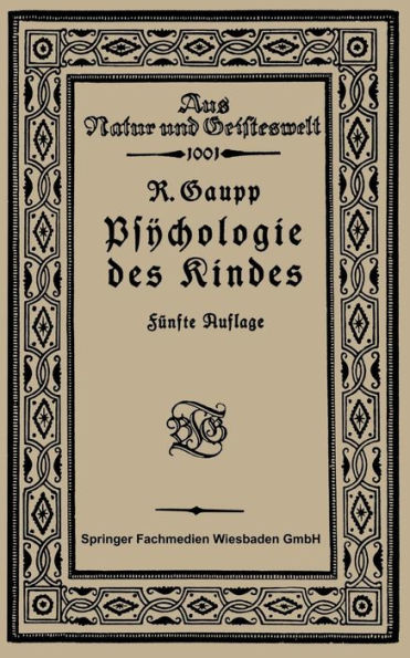 Psychologie des Kindes