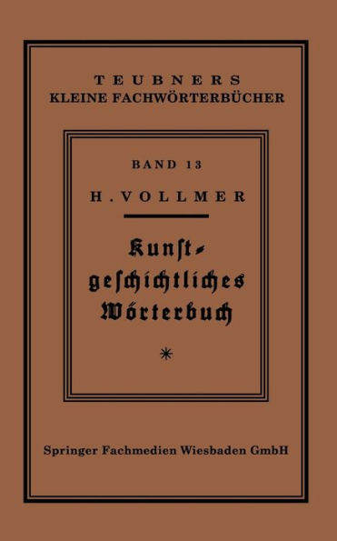 Kunstgeschichtliches Wörterbuch