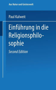 Title: Einführung in die Religionsphilosophie, Author: Paul Kalweit