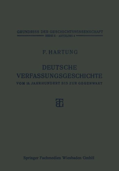 Deutsche Verfassungsgeschichte vom 15. Jahrhundert bis zur Gegenwart