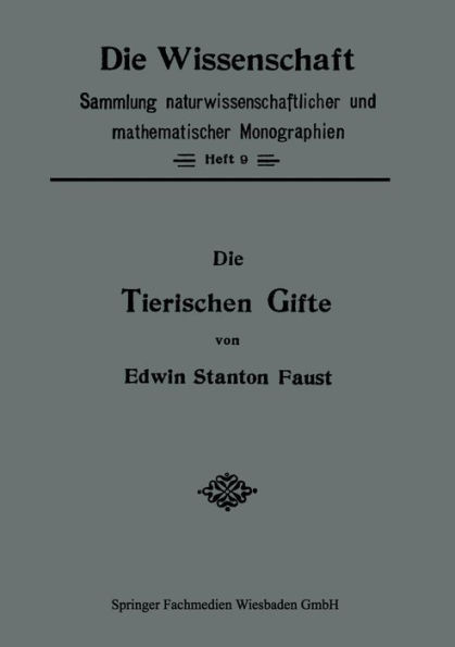 Die Tierischen Gifte