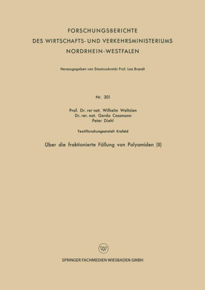 Über die fraktionierte Fällung von Polyamiden (II)