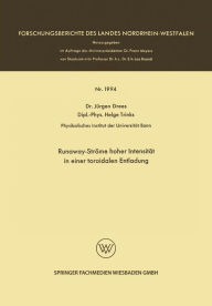 Title: Runaway-Ströme hoher Intensität in einer toroidalen Entladung, Author: Jürgen Drees