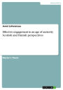 Effective engagement in an age of austerity. Scottish and Finnish perspectives