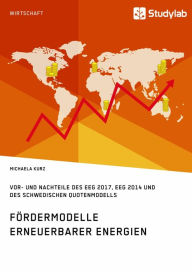 Title: Fördermodelle Erneuerbarer Energien. Vor- und Nachteile des EEG 2017, EEG 2014 und des schwedischen Quotenmodells, Author: Michaela Kurz