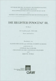 Title: Die Register Innocenz III. / 10. Pontifikatsjahr 1207/1208: Texte und Indices, Author: Rainer Murauer