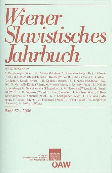 Wiener Slavistisches Jahrbuch: Band 52/2006