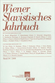Title: Wiener Slavistisches Jahrbuch Band 54/2008, Author: Wien Institut fur Slavistik der Universitat