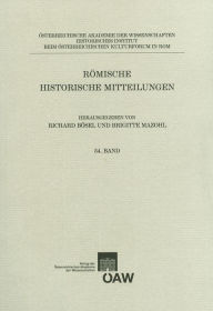 Title: Romische Historische Mitteilungen 54, Author: Richard Bosel