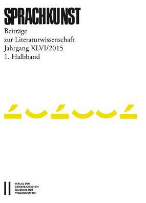 Sprachkunst XLVI/2015 1. Halbband