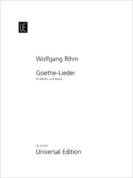 Goethe-Lieder (For Baritone Saxophone and Piano)