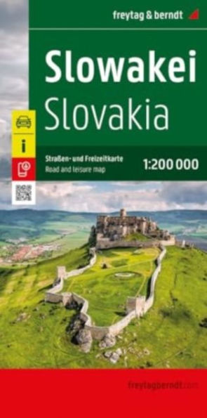 Slovakia Road and Leisure Map: 1:200,000 scale