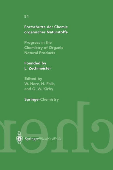 Progress in the Chemistry of Organic Natural Products / Fortschritte der Chemie organischer Naturstoffe