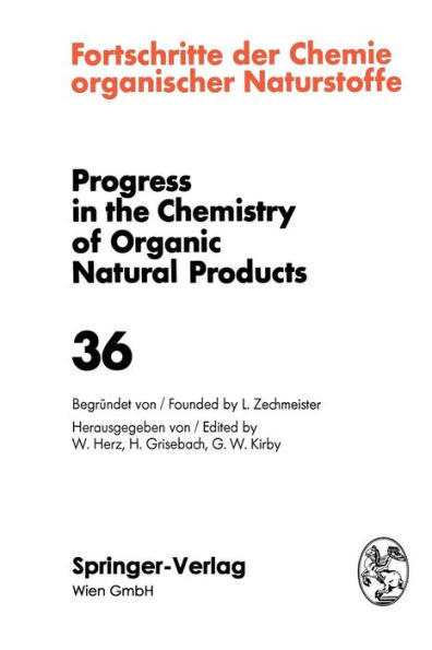 Fortschritte der Chemie Organischer Naturstoffe / Progress in the Chemistry of Organic Natural Products