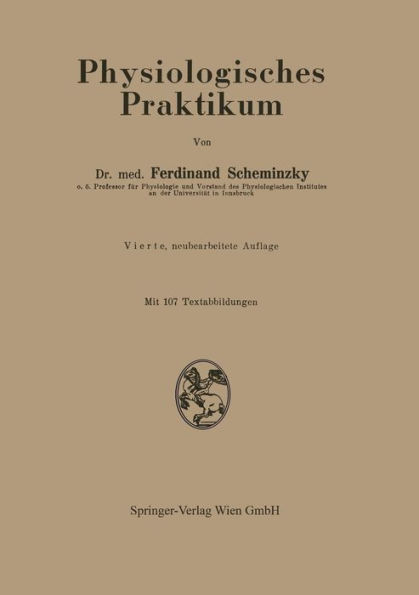 Physiologisches Praktikum / Edition 4