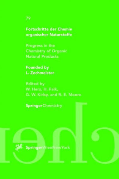 Fortschritte der Chemie organischer Naturstoffe / Progress in the Chemistry of Organic Natural Products