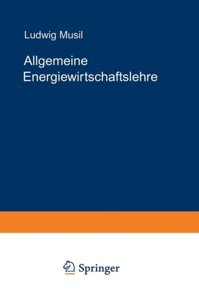 Allgemeine Energiewirtschaftslehre