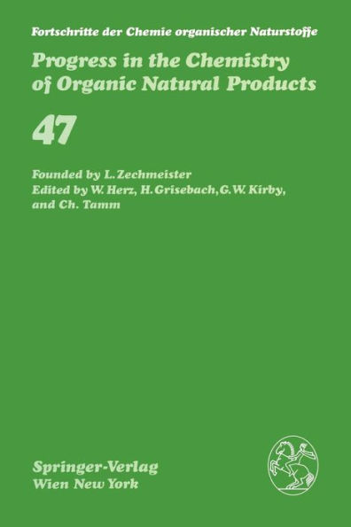 Fortschritte der Chemie organischer Naturstoffe / Progress in the Chemistry of Organic Natural Products