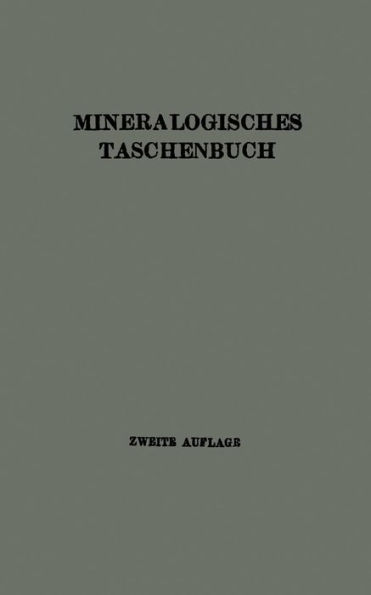 Mineralogisches Taschenbuch der Wiener Mineralogischen Gesellschaft