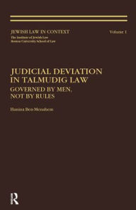 Title: Judicial Deviation In Talmudic Law, Author: Hanina Ben-Menachem