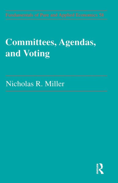 Committees Agendas & Voting / Edition 1
