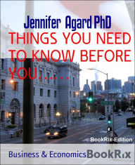 Title: THINGS YOU NEED TO KNOW BEFORE YOU......, Author: Jennifer Agard