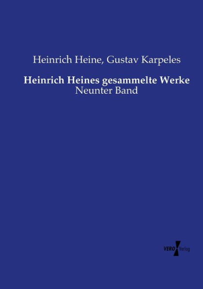 Heinrich Heines gesammelte Werke: Neunter Band