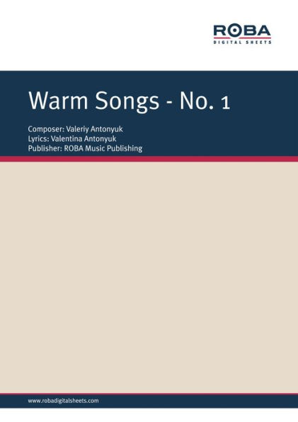 Warm Songs No 1: for soprano and piano