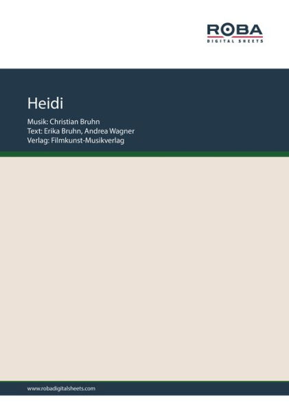 Heidi: Partitur