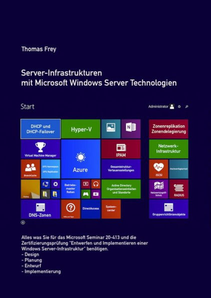 Server-Infrastrukturen mit Microsoft Windows Server Technologien: Alle Themen für das Microsoft Seminar und die Zertifizierungsprüfung MOC 20413