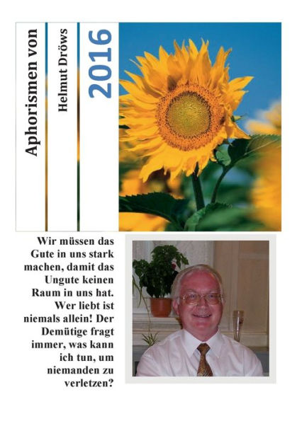 Aphorismen von Helmut Dröws 2016