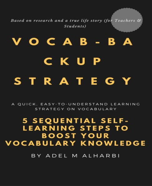 Vocab-Backup Strategy: 5 sequential self-learning steps to boost your vocabulary knowledge