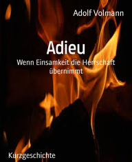 Title: Adieu: Wenn Einsamkeit die Herrschaft übernimmt, Author: Adolf Volmann