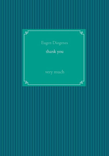 Thank you: very much