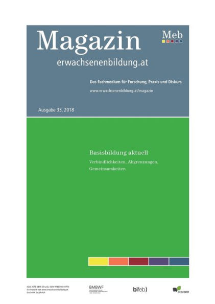 Basisbildung aktuell. Verbindlichkeiten, Abgrenzungen, Gemeinsamkeiten