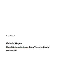 Title: Globale Körper, Author: Taiya Mikisch