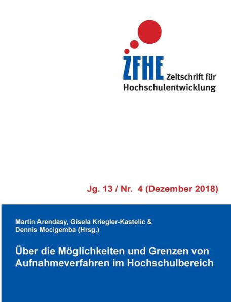 Ã¯Â¿Â½ber die MÃ¯Â¿Â½glichkeiten und Grenzen von Aufnahmeverfahren im Hochschulbereich