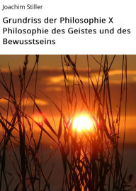 Title: Grundriss der Philosophie X Philosophie des Geistes und des Bewusstseins, Author: Joachim Stiller