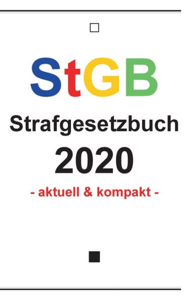 StGB: Strafgesetzbuch 2020