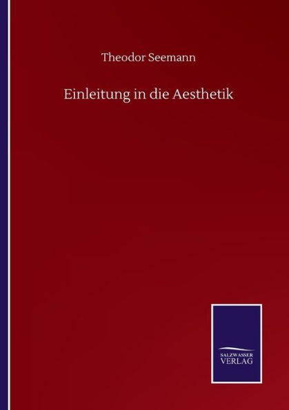 Einleitung die Aesthetik
