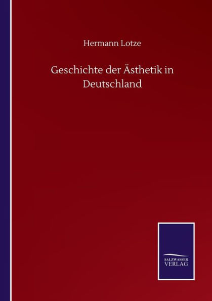 Geschichte der ï¿½sthetik in Deutschland