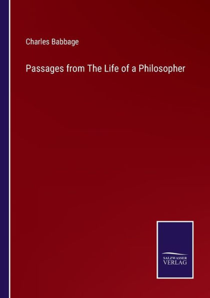 Passages from The Life of a Philosopher