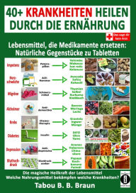 Title: 40+ Krankheiten heilen durch die Ernährung: Lebensmittel, die Medikamente ersetzen: Natürliche Gegenstücke zu Tabletten, Author: Tabou B. B. Braun