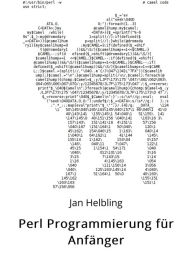 Title: Perl Programmierung für Anfänger, Author: Jan Helbling