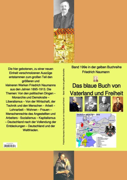 Das blaue Buch von Vaterland und Freiheit - Band 199e in der gelben Buchreihe - bei Jürgen Ruszkowski: Band 199e in der gelben Buchreihe