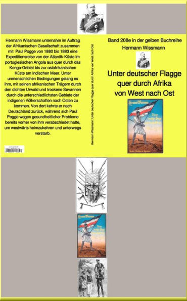 Unter deutscher Flagge quer durch Afrika von West nach Ost - Band 208e in der gelben Buchreihe - bei Jürgen Ruszkowski: Band 208e in der gelben Buchreihe