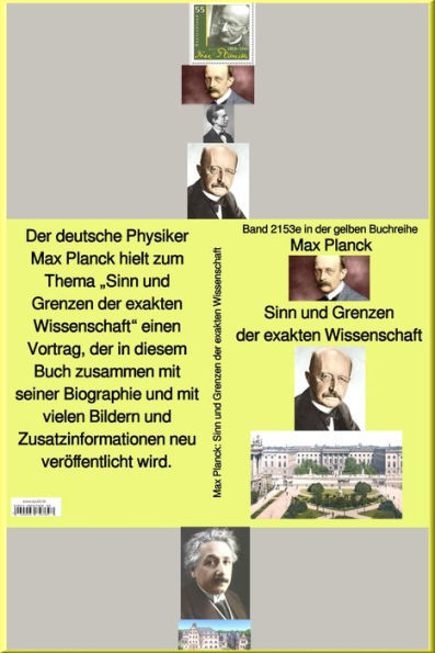 Sinn und Grenzen der exakten Wissenschaft - Band 215 in der gelben Buchreihe - bei Jürgen Ruszkowski: Band 215 in der gelben Buchreihe